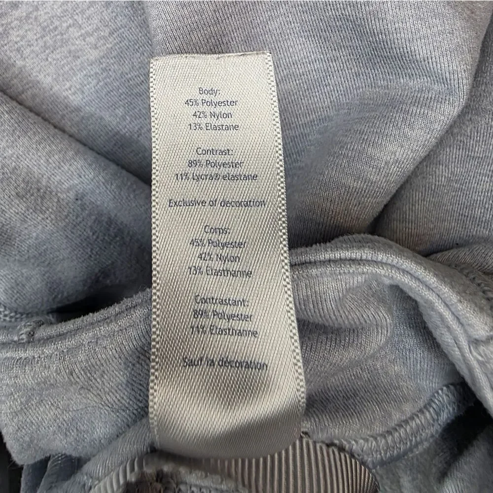 IVIVVA By LULULEMON Girl's‎ Zippered Jacket Grey Pink - Size 12
